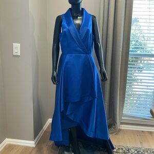 Adrianna Papell Royal Blue High Low Dress